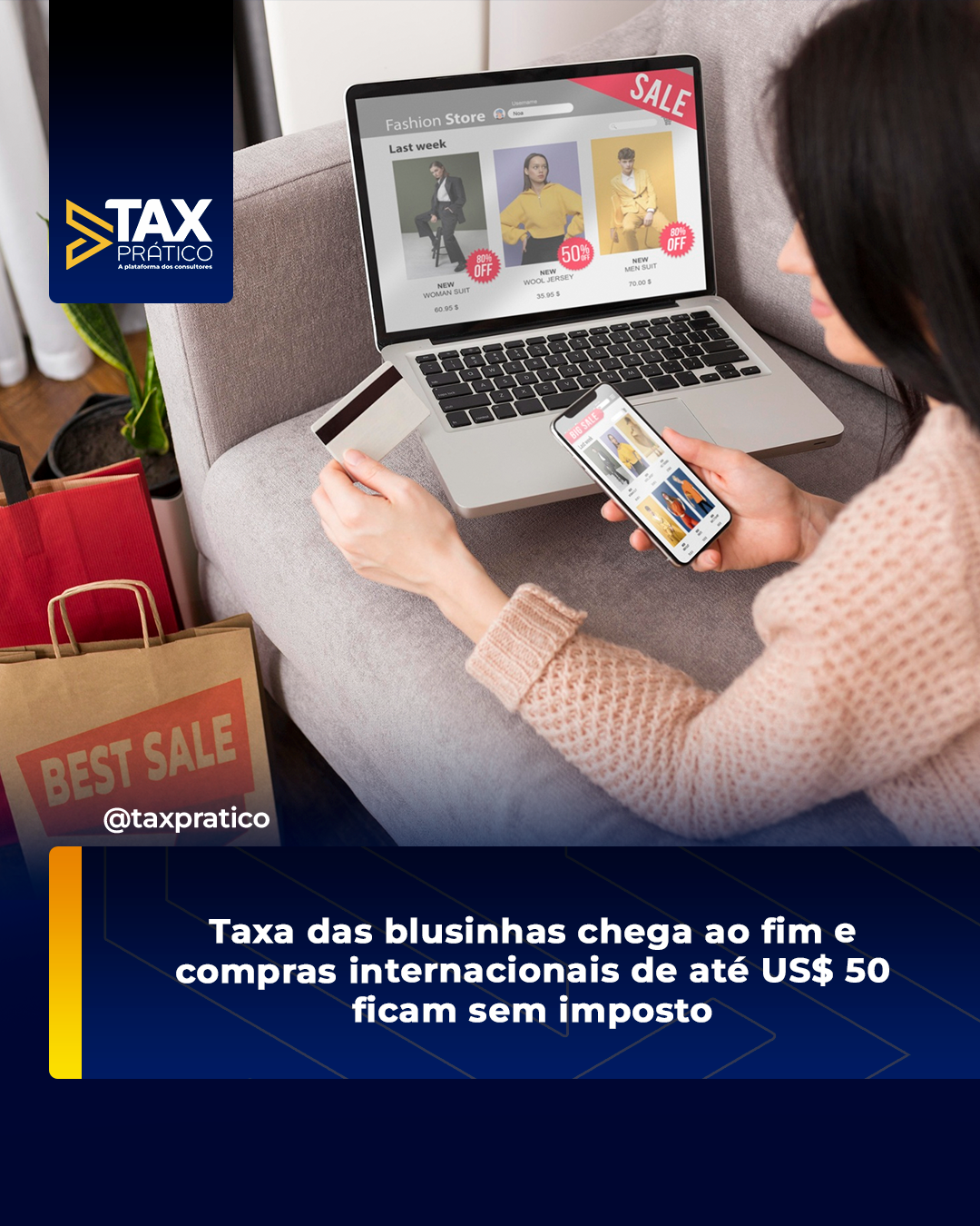 Taxa das blusinhas chega ao fim e compras internacionais de até US$ 50 ficam sem imposto