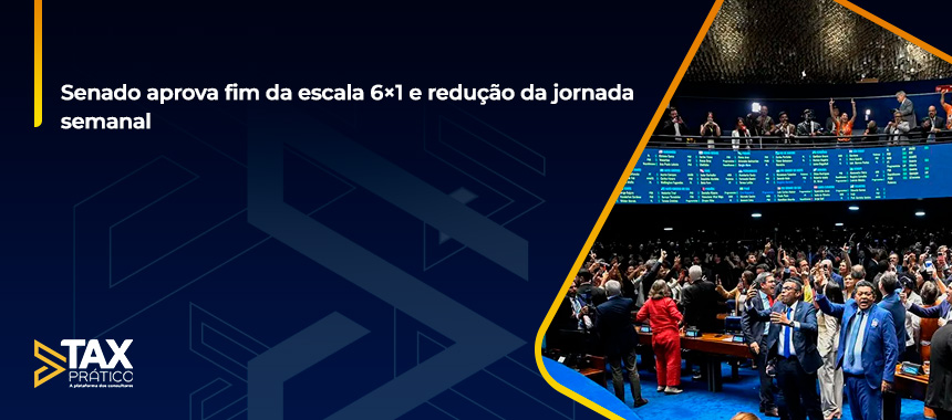 Senado aprova fim da escala 6×1 e redução da jornada semanal