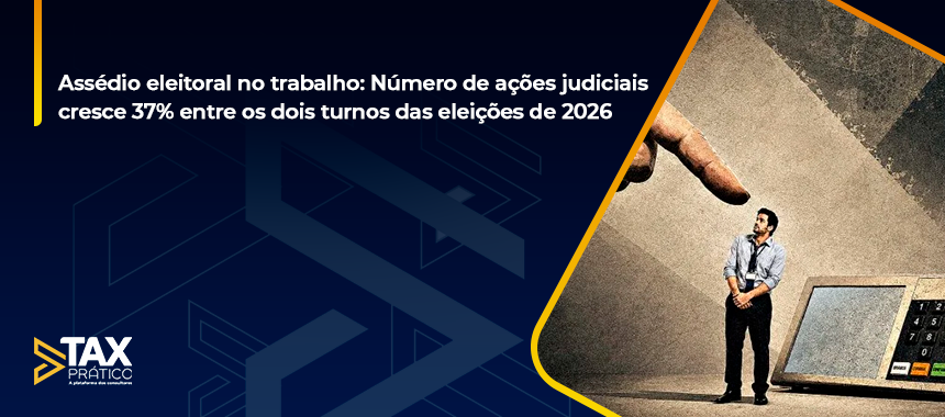 Assédio eleitoral no trabalho: Número de ações judiciais cresce 37% entre os dois turnos das eleições de 2026