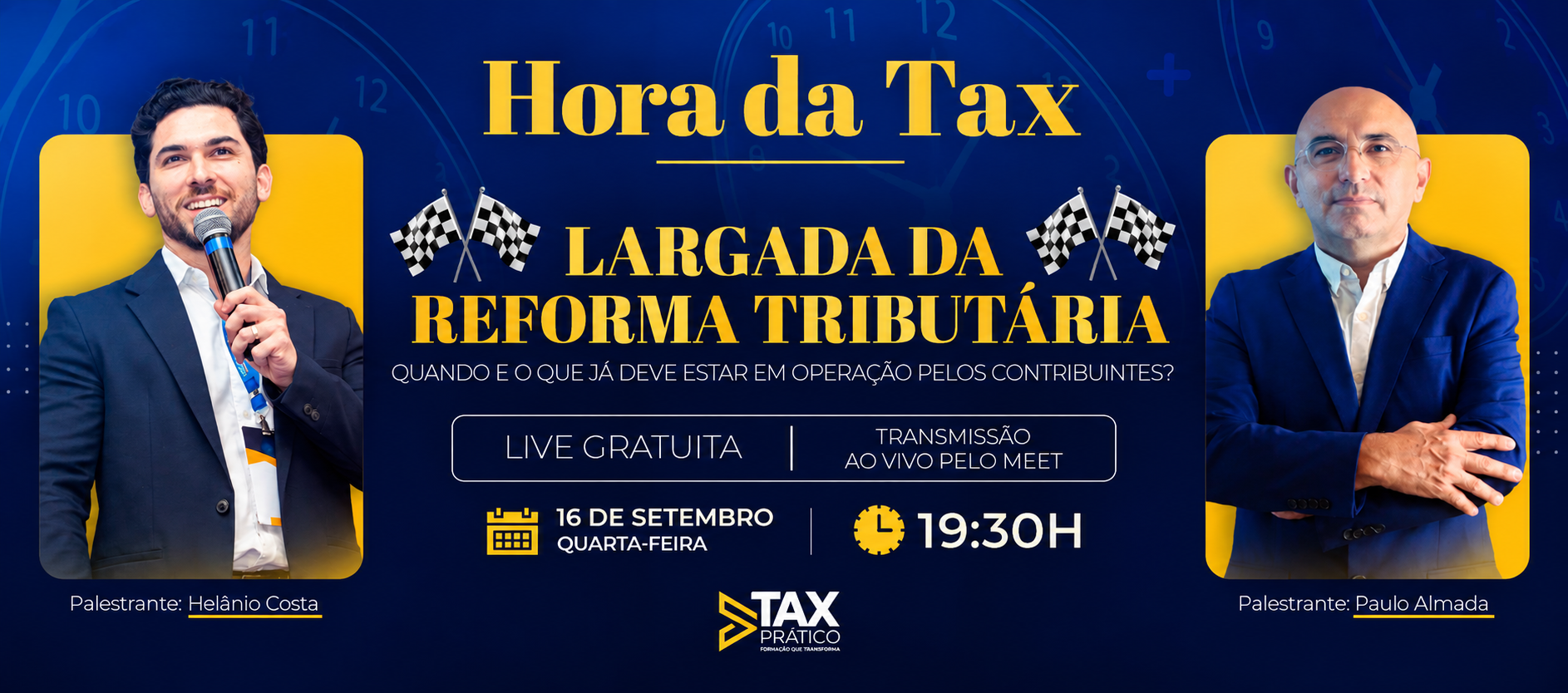 LIVE HORA DA TAX 16/09